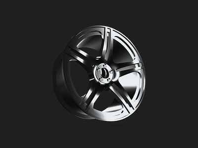 Car Rim 3d 3d model 3d modeling blender branding cad cad design cad modeling creo design engineer industrial design key shot metal product product design render rendering shapr3d visualization