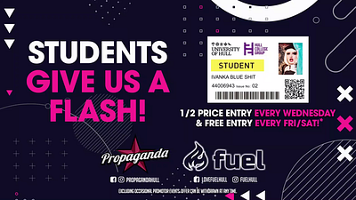 University of Hull College Group Animated Looped Design animation flash card graphic design logo motion graphics ticket design