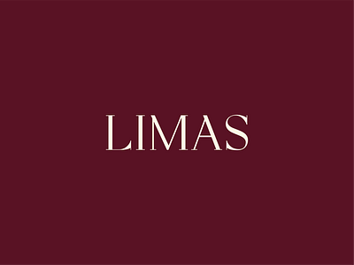 Limas Logo accessories burgandy classy diamond elegant graphic design jewellery logo premium shining wordmark