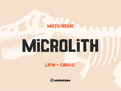 Microlith - Display font angular font creative font font design fun font geometric font irregular font