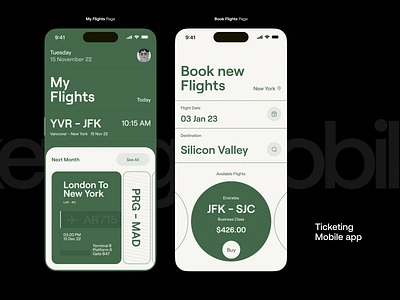 Ticketing App airplane tickets app design app interaction apps booking flight app mobile mobile app mobileapp online ticket ticket ticket app ticket application ticketing app ui design