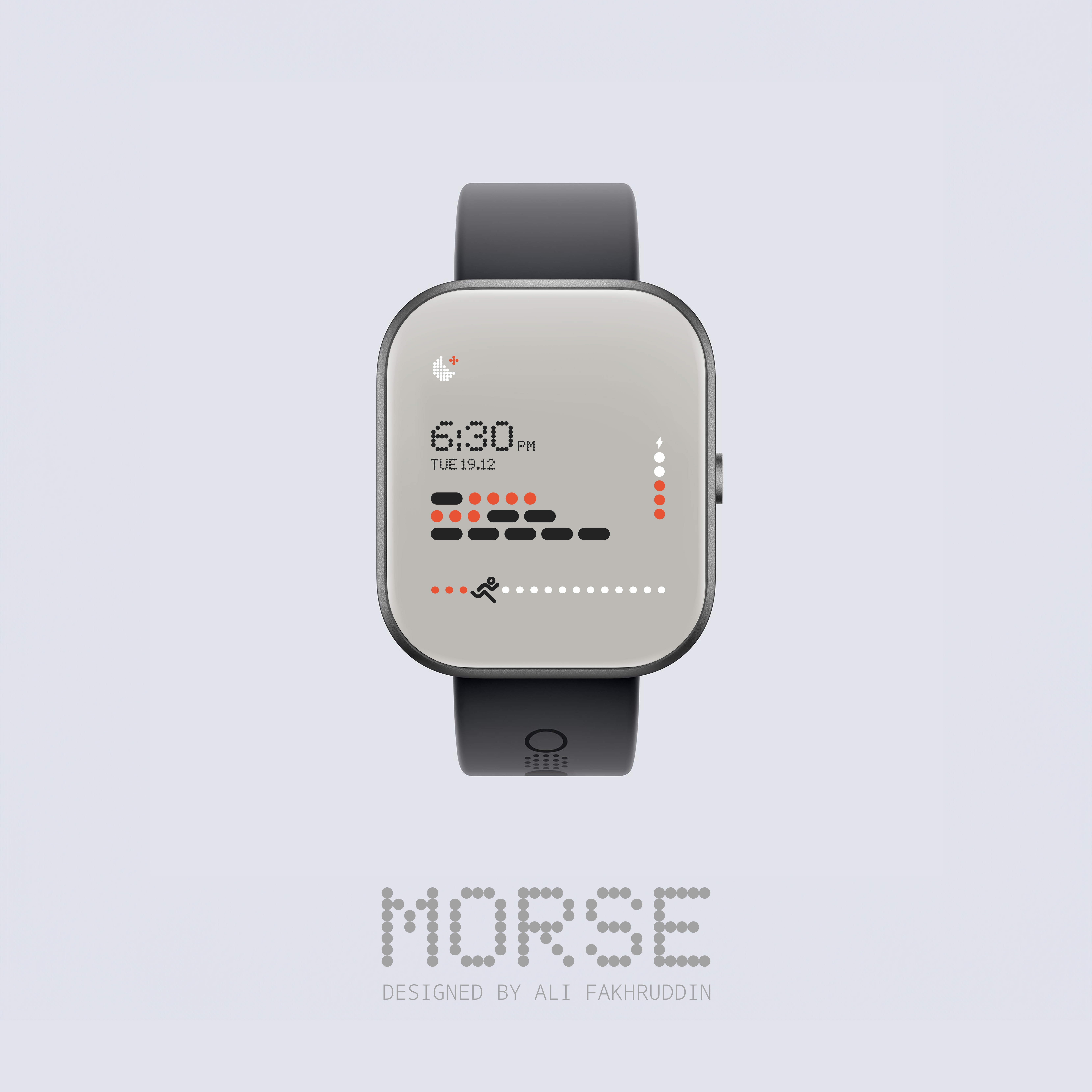 CMF Watchface: Morse app branding cmf graphic design illustration logo nothing smartwatch ui ux vector watch