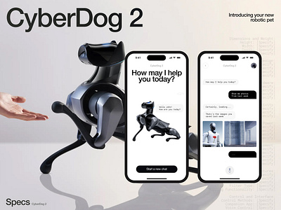CyberDog2 app branding design mobile typography ui ux