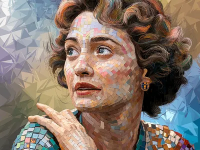 HOPE artist beautiful branding colo design digital art exhibition gallery graphic design illustration logo media paint painter painting ui vector visual art wall art woman