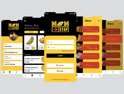 UI/UX of Restaurant App figma mobile app design restaurant app design restaurant mobile app design ui ui ux ux