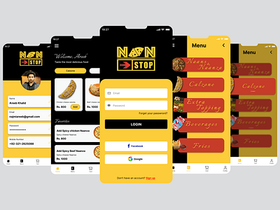 UI/UX of Restaurant App figma mobile app design restaurant app design restaurant mobile app design ui ui ux ux