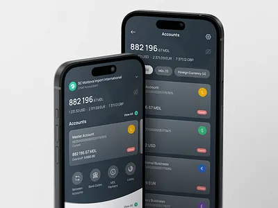 SME mobile banking app app banking finance fintech interface design ios product design sme ui design ux design