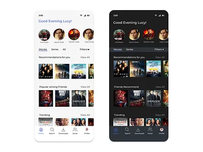 Daily UI Challenge 025: TV App 25 dailyui tvapp ui ux