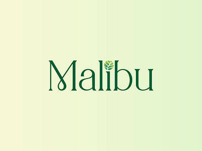 Malibu - Clothing Brand Logo brand brand identity clothing logo malibu