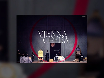 VIENNA Opera House Redesign ui visual design web design