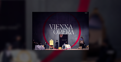 VIENNA Opera House Redesign ui visual design web design