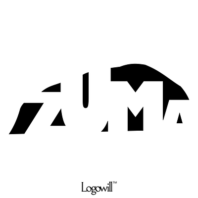 Zuma Rock, Nigeria Inspired Design- Negative Space Wordmark branding design illustration logo vector