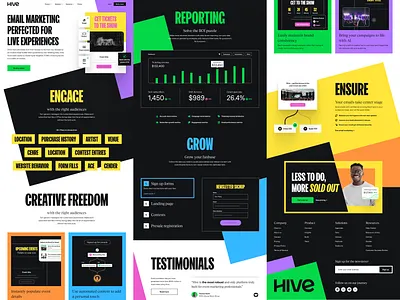 Hive Marketing Site saas