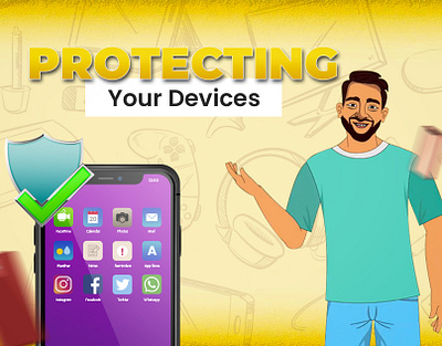 Helpage India - Protecting Your Device cyberdefense cybersecuritytips deviceprotection devicesafety devicesecurity digitalsafety guardyourgadgets protectyourtech securetech secureyourdevice