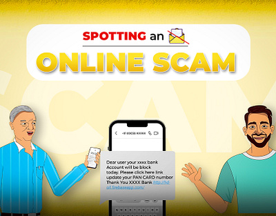 Helpage India - Spotting an Online Scam avoidonlinescams cyberscamwatch cybersecurityawareness onlinescamalert scamawareness scamdetection scamprevention scamproof scamspotting staysafeonline