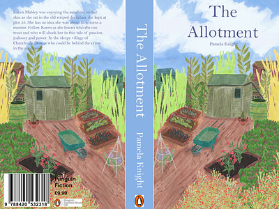 The Allotment - Penguin Mock Up 2d illustration book design editorial illustration magazine pictorial illustration publication zine