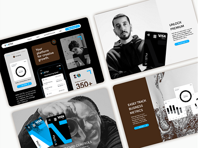 Web Design app black white branding creatives design digital bank financial solution fintech graphic design growth logo makers niche nymbus nymbus labs photography product systm ui webdesign