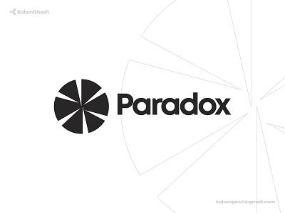 Paradox logo Concept blockchain brand design brand identity branding design logo minimal modern logo paradox tech technology web3