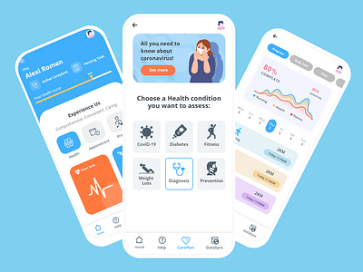 Health Android App Design UIUX android app android app design android app uiux android uiux health android app health app health app redesign health app uiux health track health track app health uiux