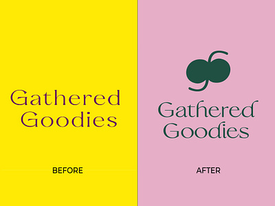 Gathered Goodies Logo Revamp branding graphic design logo