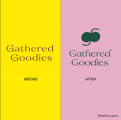 Gathered Goodies Logo Revamp branding graphic design logo