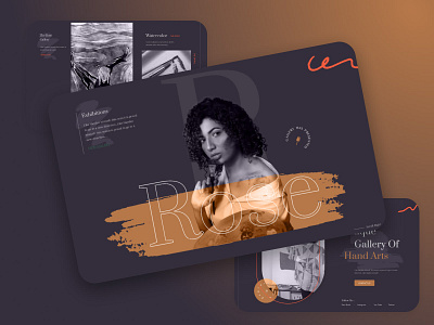 Art gallery agency art gallery art portfolio branding business creative creative design design gallery landing portfolio ui web design web page webite wordpress design