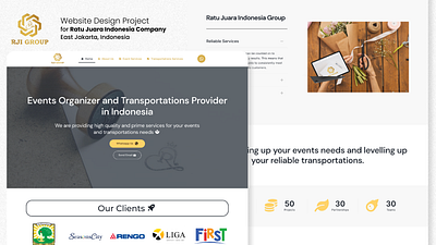 Ratu Juara Indonesia - Live Website Project elementor event organizer mobile app transportation ui ux website