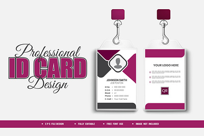 I will design id cards lanyards and identity cards 3d animation badges branding card design design employee card graphic design id badge id badges identity card illustration logo motion graphics name card stationary student card ui vector