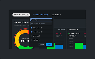 Manage your store list 🏬🏄🏻‍♂️ app design product productdesign saas ui uiux ux