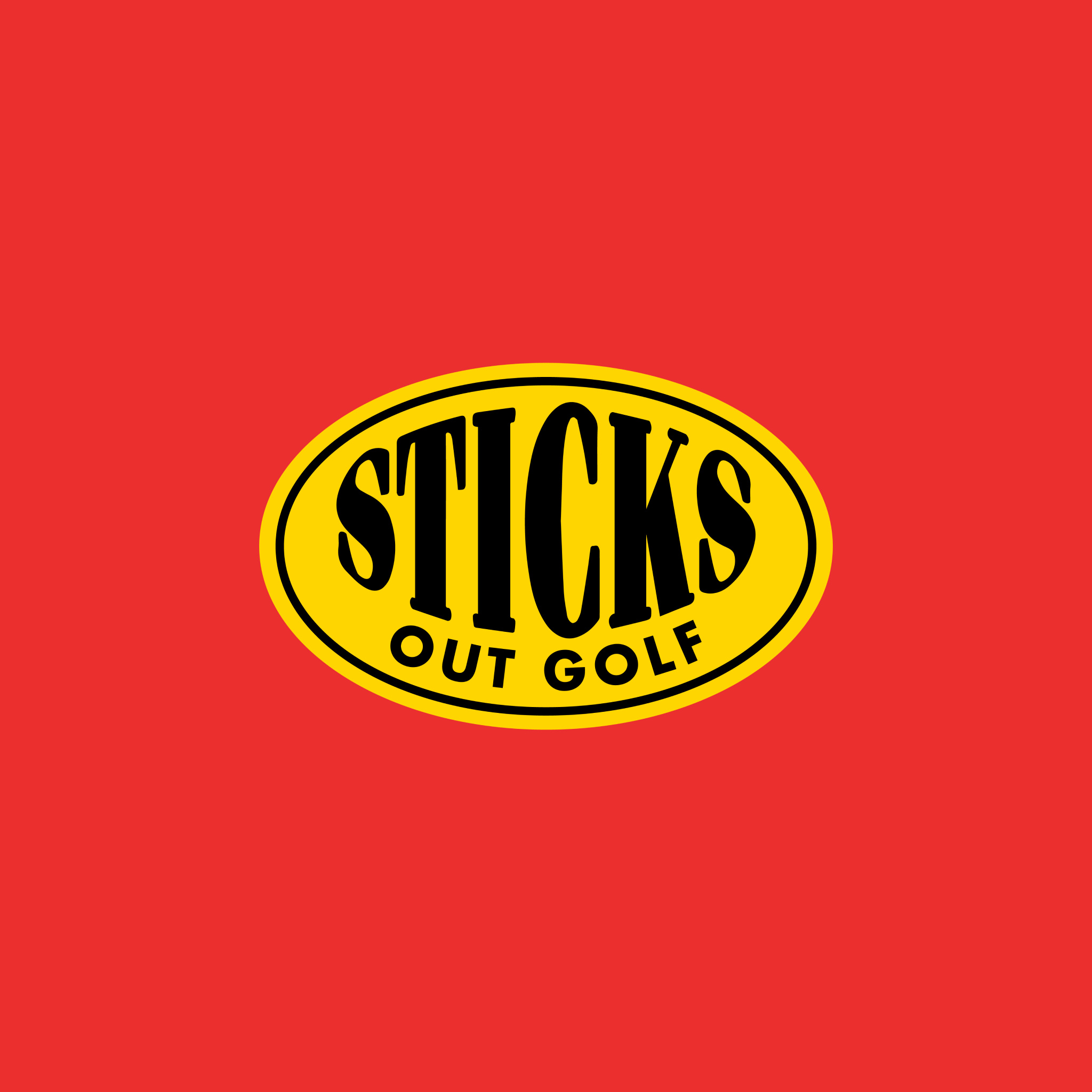 Brand Identity - Sticks Out Golf aesthetic athletics badge brand branding colors design golf grunge hand drawn identity illustration logo nostalgia retro simple sports typography vintage visual