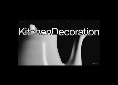 Kitchen Decoration 3d animation figma graphic design logo photoshop ui ux website