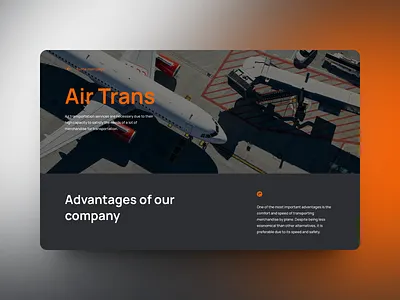 Logistic Company Website Design 🚚 design typography ui ux web design