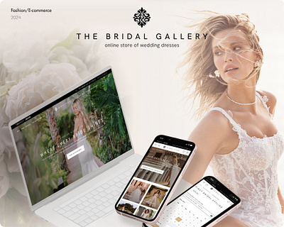 Bridal/ Wedding Dress/ E-commerce bridal design dress e commerce fashion modern on line splitdev ui ux web design wedding