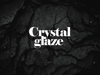 Crystal Glaze Branding brand identity branding clean elegant graphic design light logo logo design minimal minimalistic sleek sophisticated