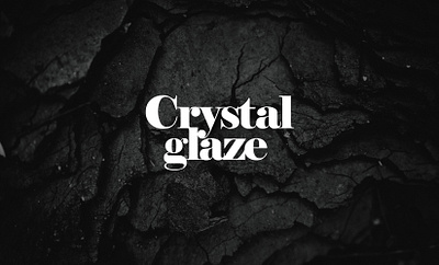 Crystal Glaze Branding brand identity branding clean elegant graphic design light logo logo design minimal minimalistic sleek sophisticated