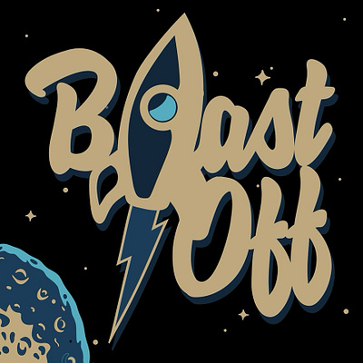 Blast Off branding design digital art fresco graffiti graphic design graphic designer illustration logo ui