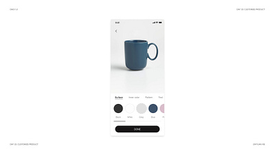 Daily UI #033: Customize Product daily ui ui visual design