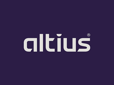 Altius Software Wordmark brand brandcollateral branding corporate identity design development graphic design leeds logo logomark software uk visual identity wordmark