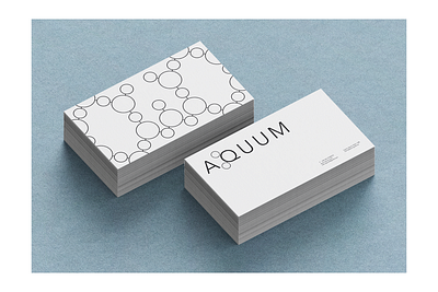 AQUUM - An hypothetical brand identity branding graphic design
