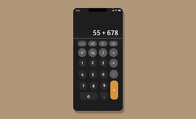 Calculator - Daily UI branding calculator calculator ui dailyui design graphic design illustration logo typography ui ux vector