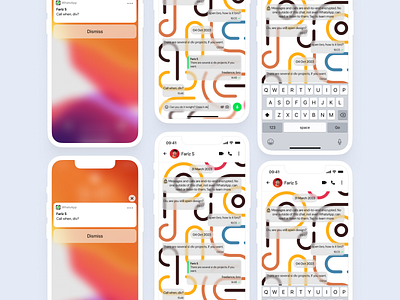 WhatsApp - Message App | Redesign app chat conversation design figma interface ios message mobile app redesign ui uiux whatsapp