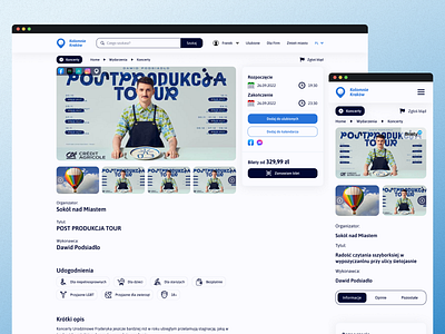 📣 Kołomnie - Announcements Website design ui ux uxui designer