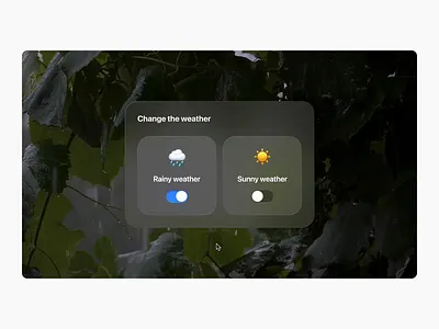 006 dailyui – vision pro changing the weather apple apple vision pro concept spatial design spatial ui ui concept ui design ui ideas vision os vision pro weather weather app weather widget