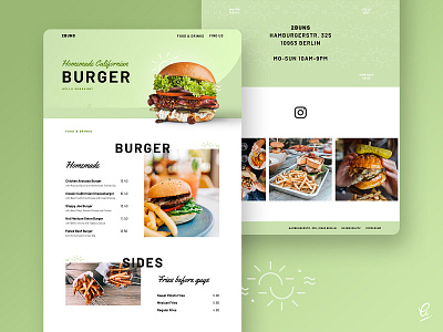 Food Landing Page lading pages