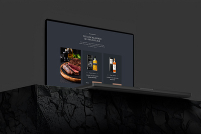 Whisky-Günther Shop clean dark shopify webdesign whisky