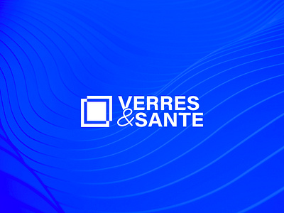 VERRES & SANTE Visual Identity adobe behance blue brand branding design glass graphic design illustrator mockups photoshop vector visual identity