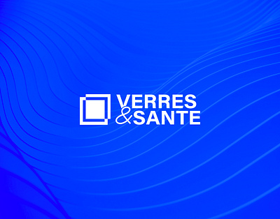 VERRES & SANTE Visual Identity adobe behance blue brand branding design glass graphic design illustrator mockups photoshop vector visual identity