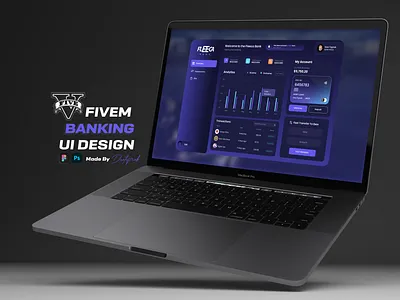 Banking Design for Gta V I FiveM application bank banking branding chart design doatoprak figma fivem fleeca grand theft auto graphic design gta gta5 illustration logo roleplay ui uiux