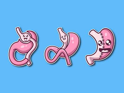 Gastric Bypass Illustration 3d animation branding cartoon cute design education gastric bypass gastric sleeve graphic design health hospital illustration illustration art logo mascot medical motion graphics patient ui