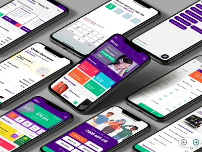 Customer app improvements app branding design graphic design internet provider ios mobile app redesign store app design telecommunication ui